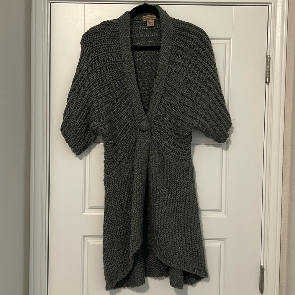 Art and Soul - dark gray sweater dress